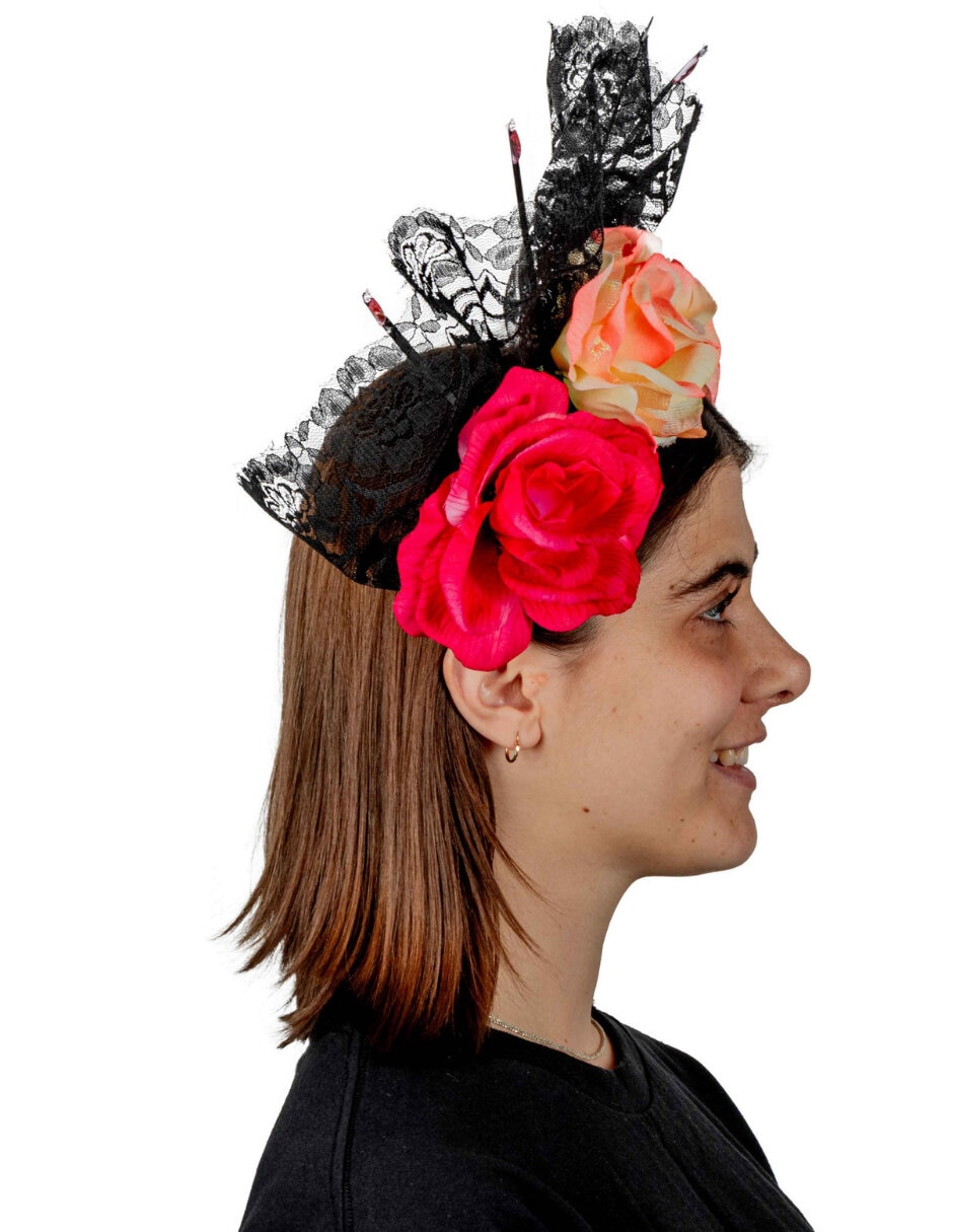 Diadema para disfraz con flores Ghoulish Productions