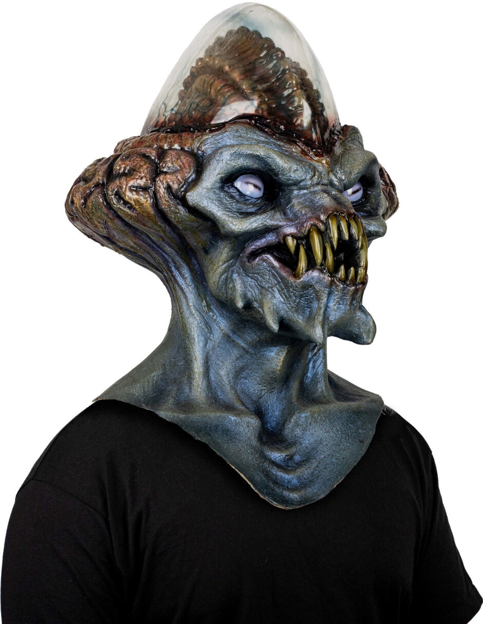 Máscara para disfraz de criatura extraterrestre 2