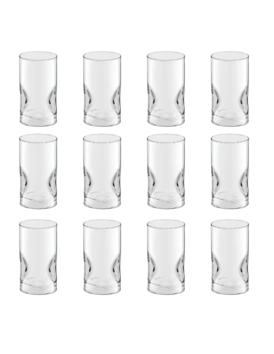 Set vaso Highball de cristal con 12 piezas