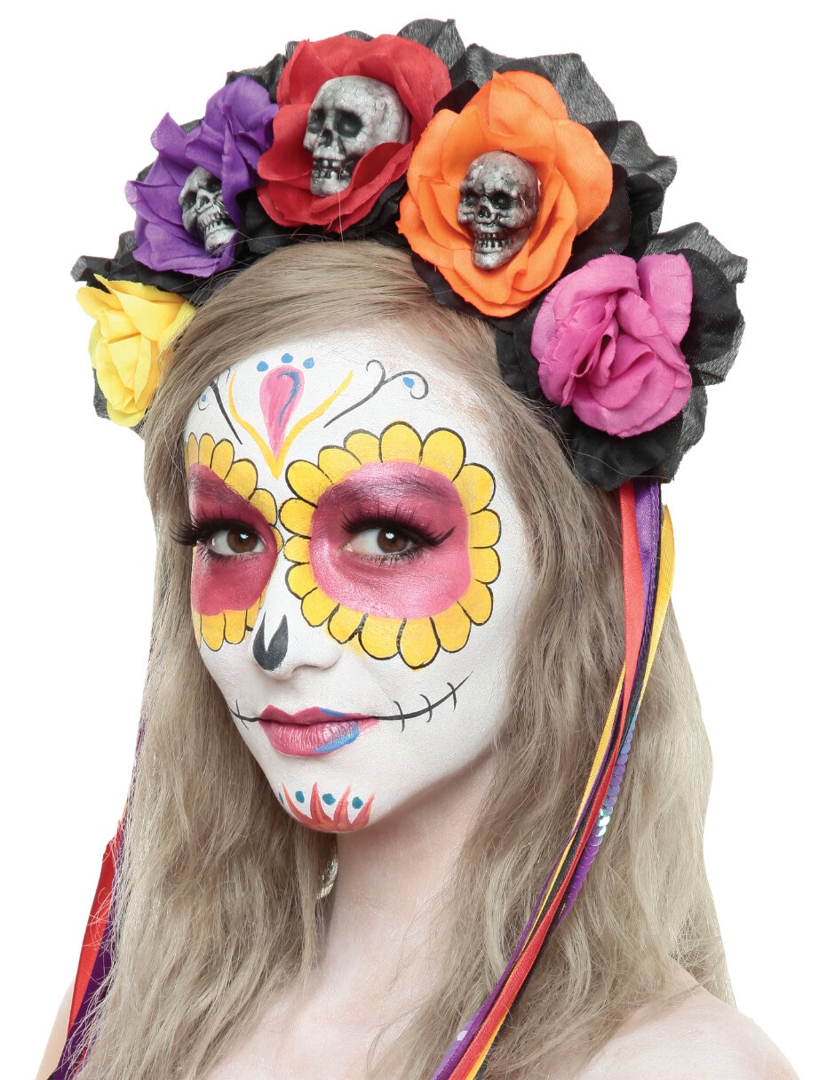 Diadema para disfraz de catrina