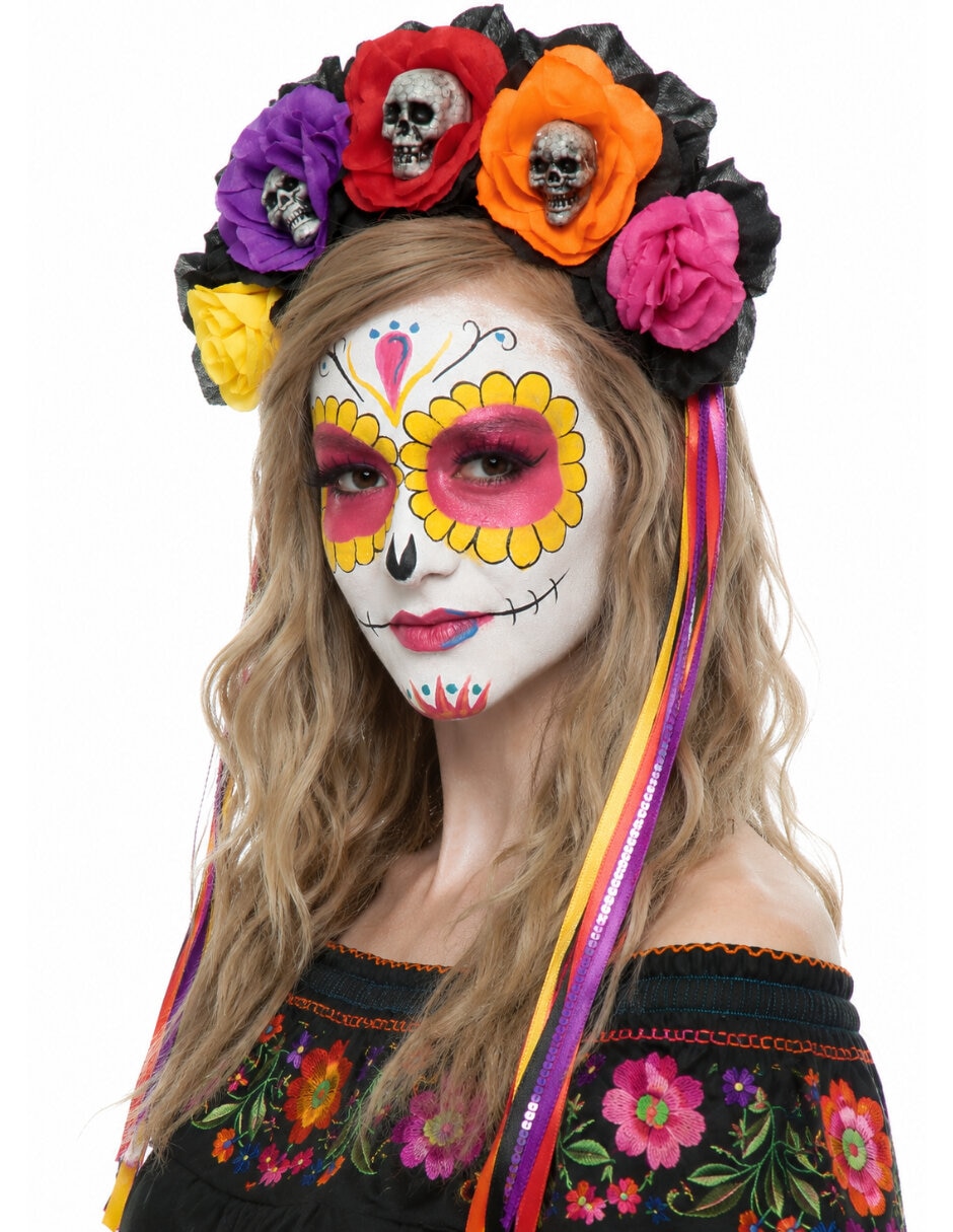 Diadema para disfraz de catrina Ghoulish Productions