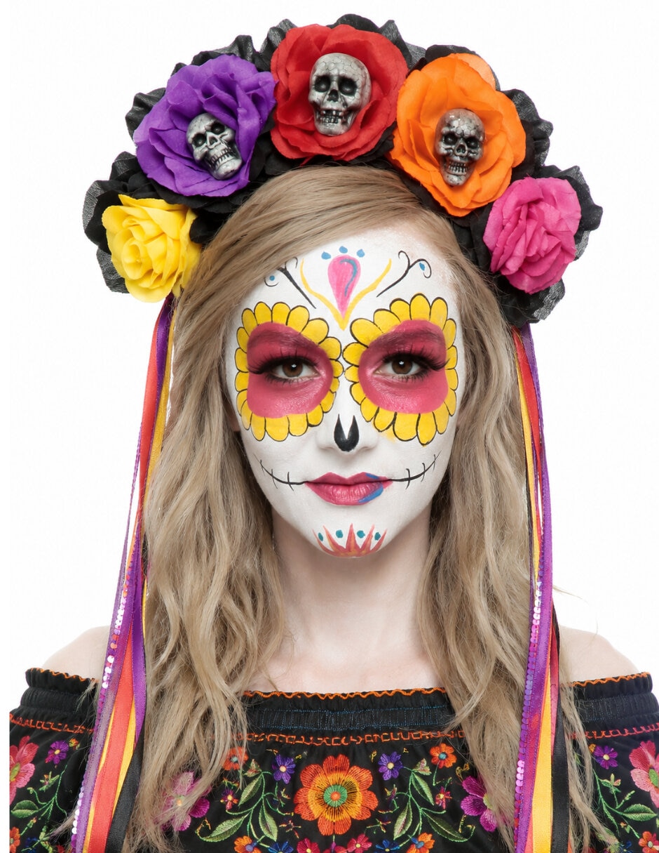 Diadema para disfraz de catrina Ghoulish Productions