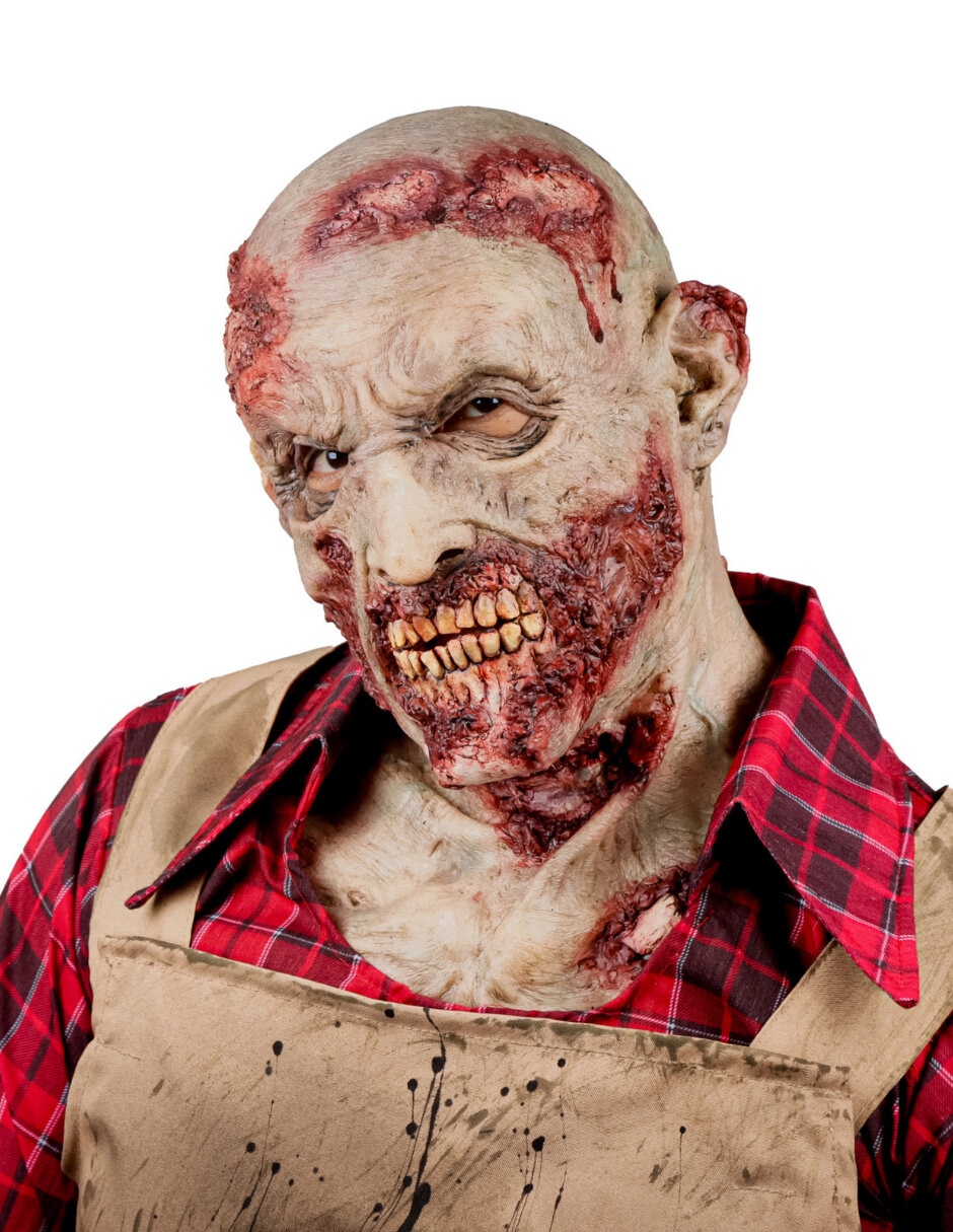 Máscara para disfraz de zombie
