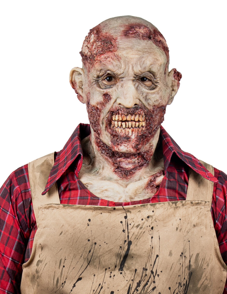 Máscara para disfraz de zombie Ghoulish Productions