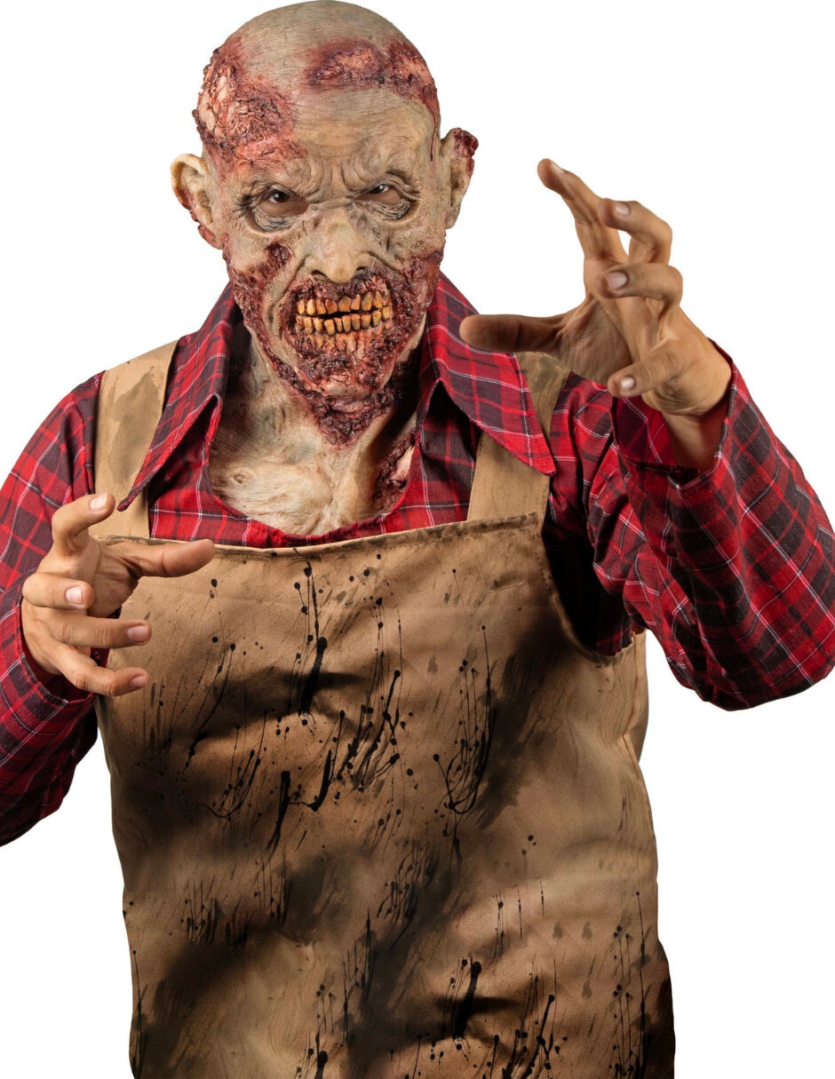 Máscara para disfraz de zombie Ghoulish Productions