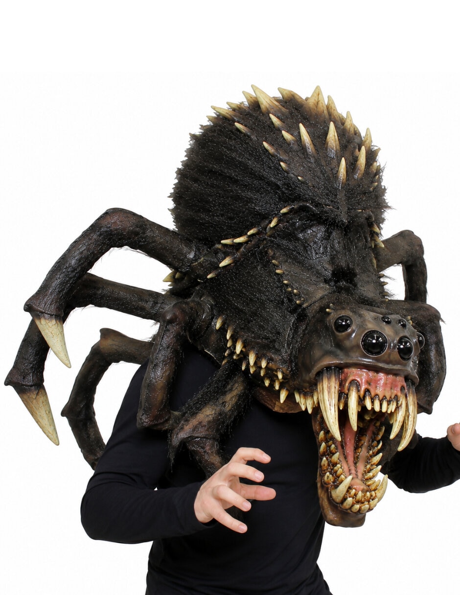 Máscara para disfraz de araña Ghoulish Productions