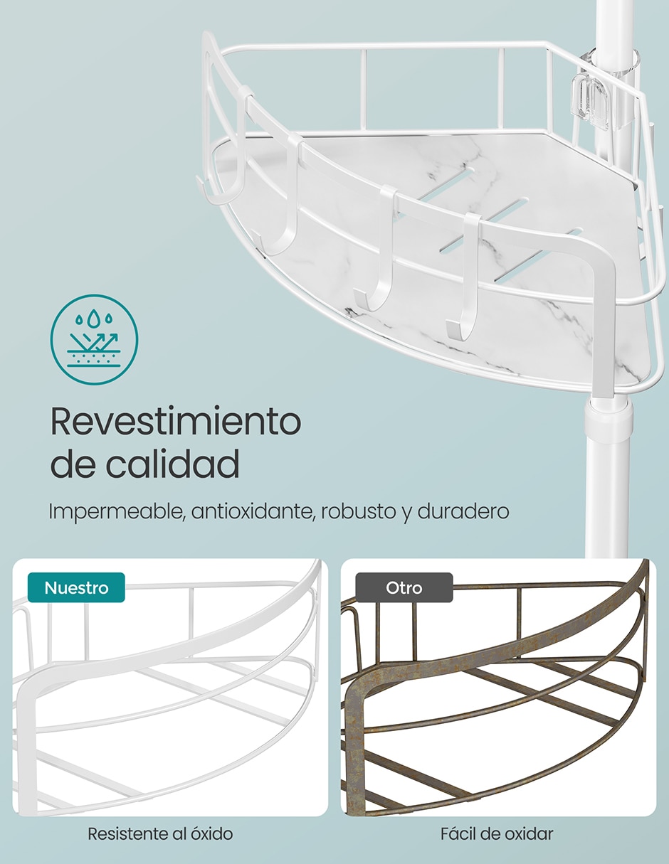 Estante de plástico MBCB003W01 4