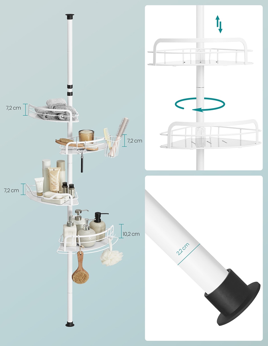 Estante de plástico MBCB003W01 5