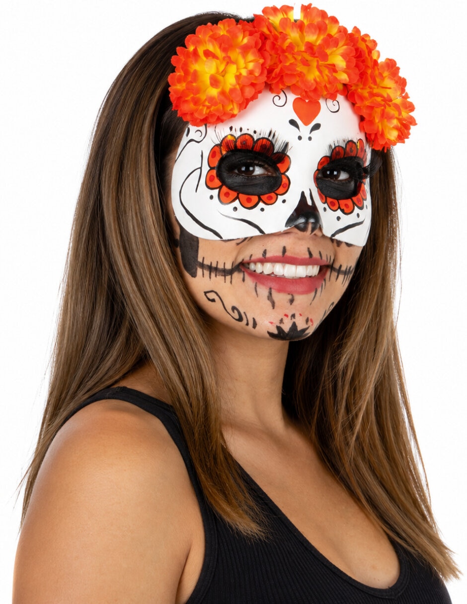Antifaz para disfraz de catrina Ghoulish Productions