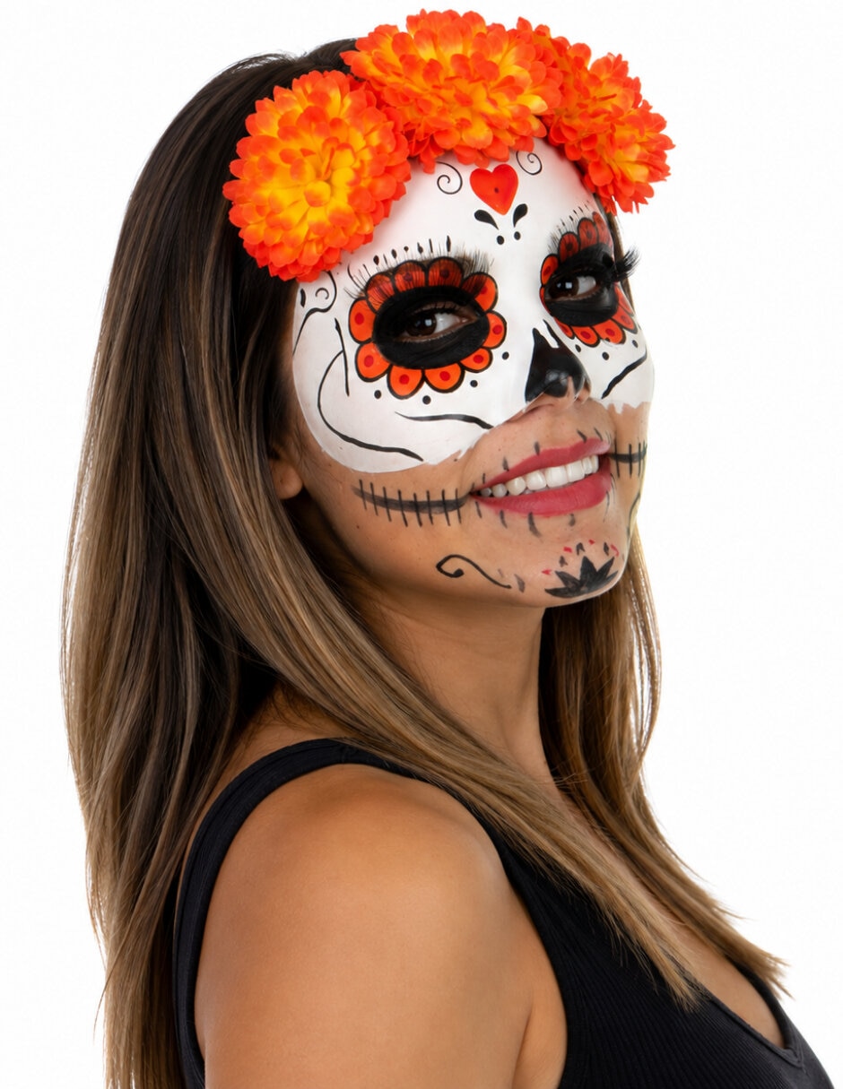Antifaz para disfraz de catrina Ghoulish Productions