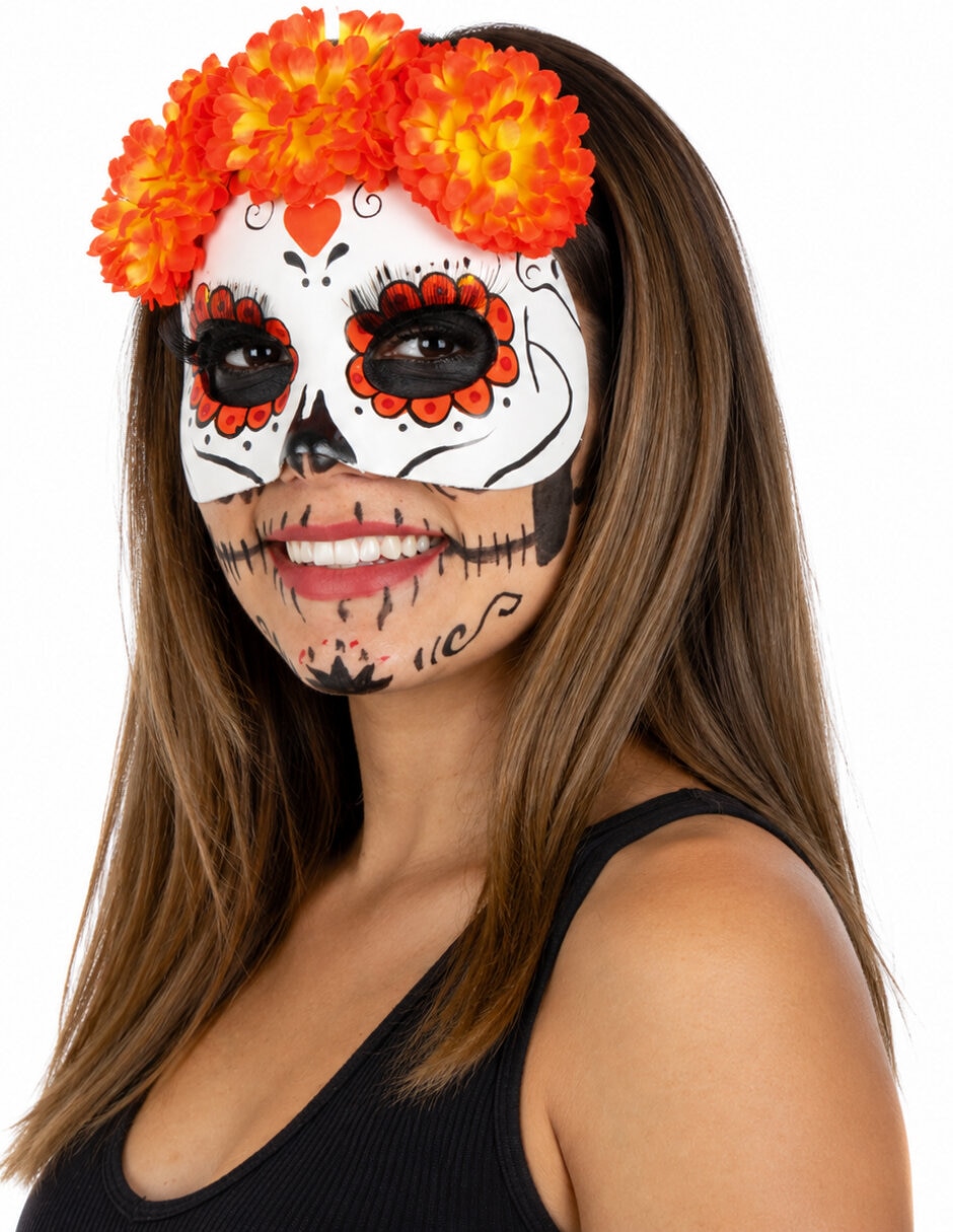 Antifaz para disfraz de catrina Ghoulish Productions