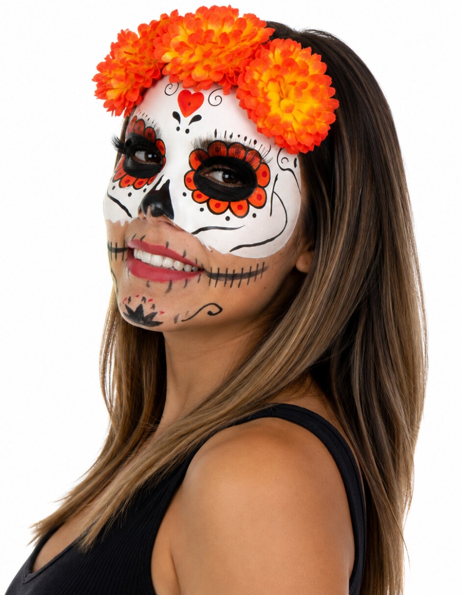 Antifaz para disfraz de catrina Ghoulish Productions