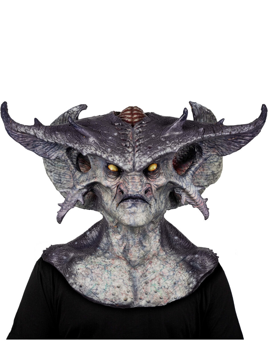Máscara para disfraz de alien