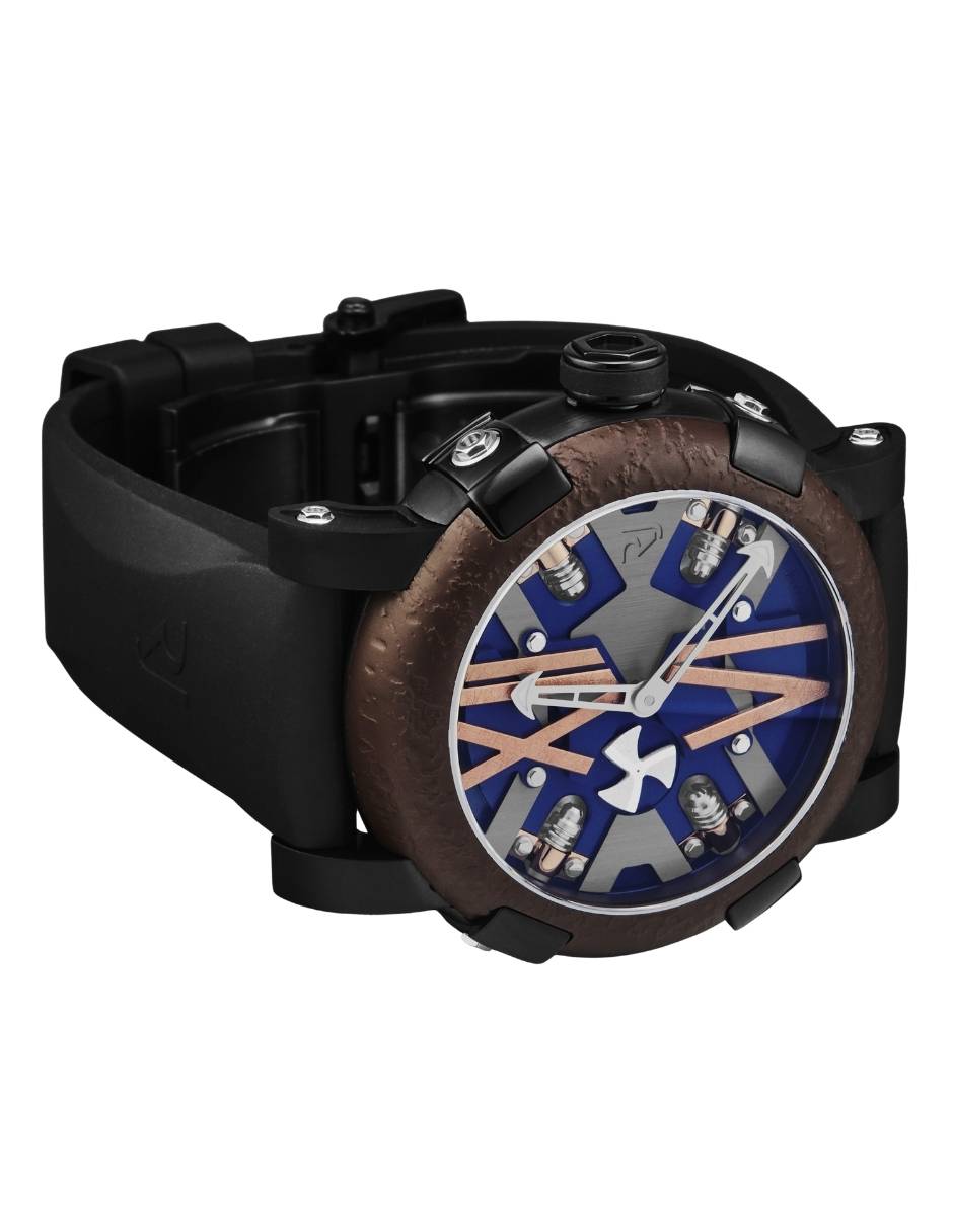Reloj fino Romain Jerome steampunk titanic para hombre rjstau50320