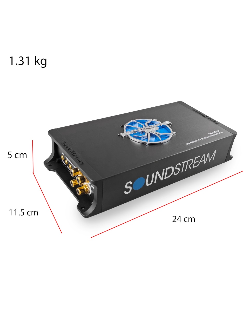 Amplificador para auto Soundstream TM-1650X1 de 9 V