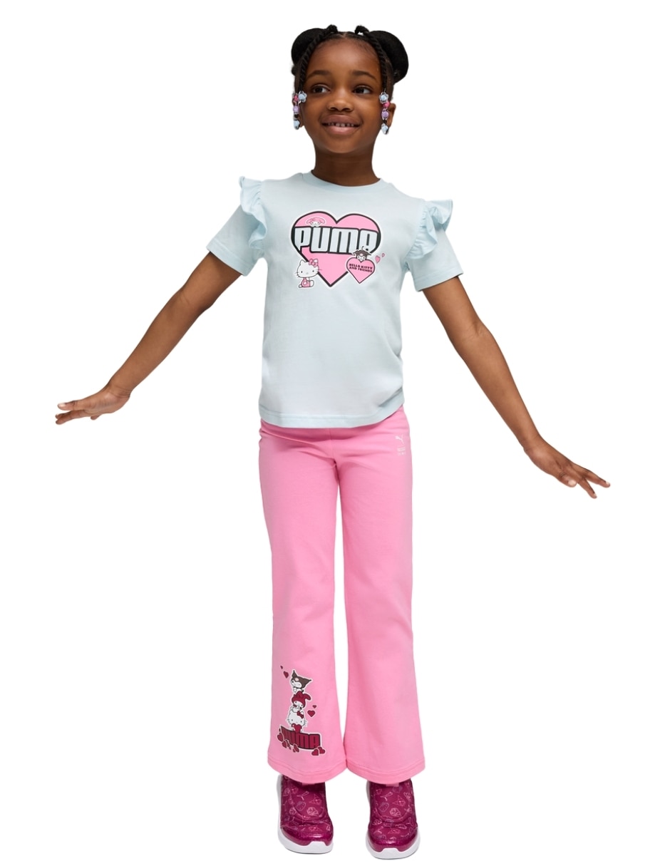 Playera Puma Hello Kitty manga corta niña