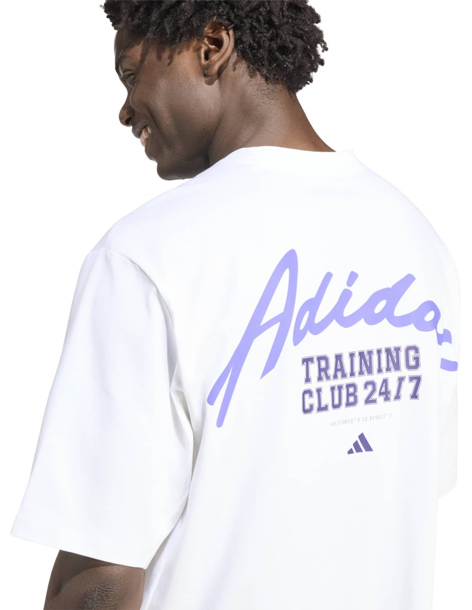 Playera deportiva para entrenamiento Adidas de hombre