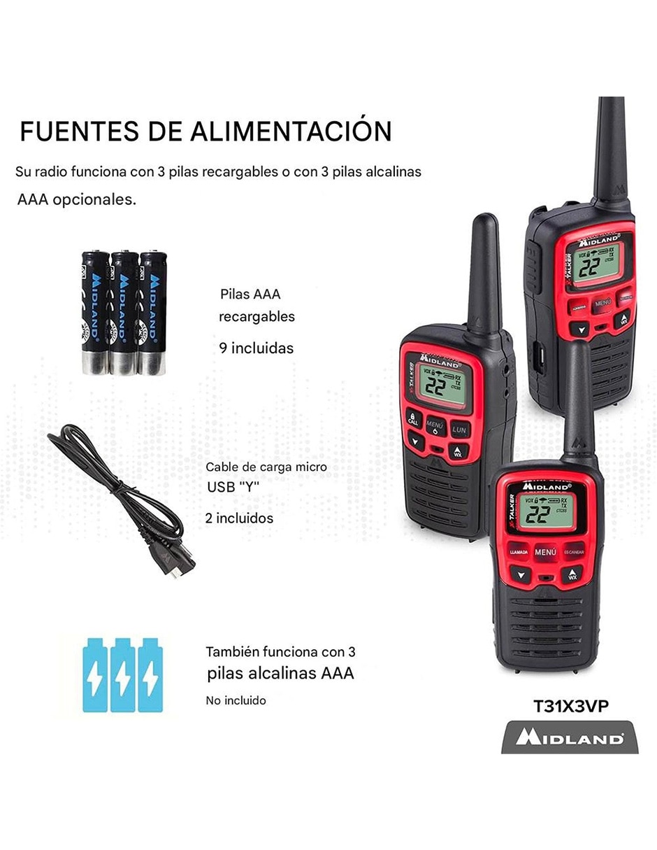Receptor bluetooth Midland t31vp