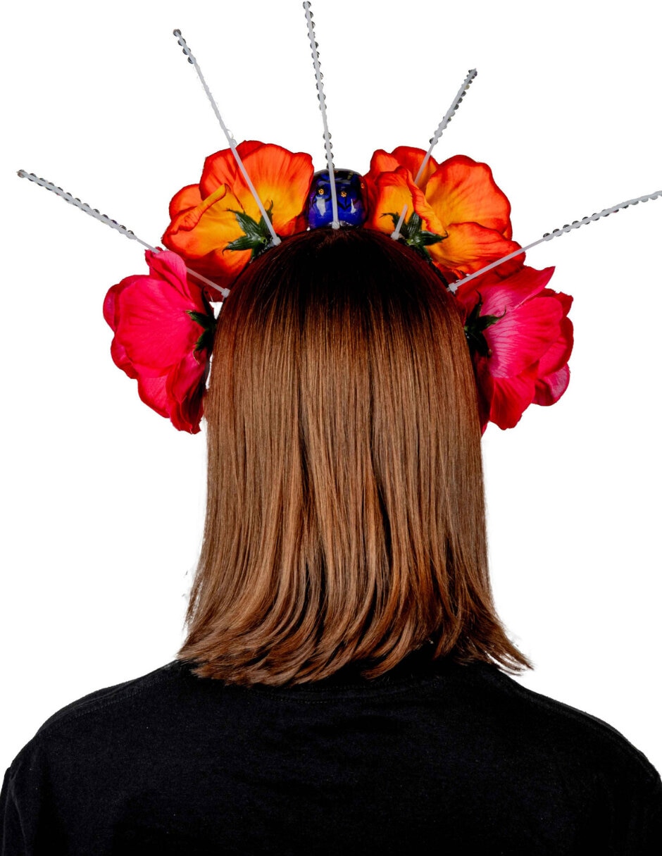 Diadema para disfraz con flores Ghoulish Productions