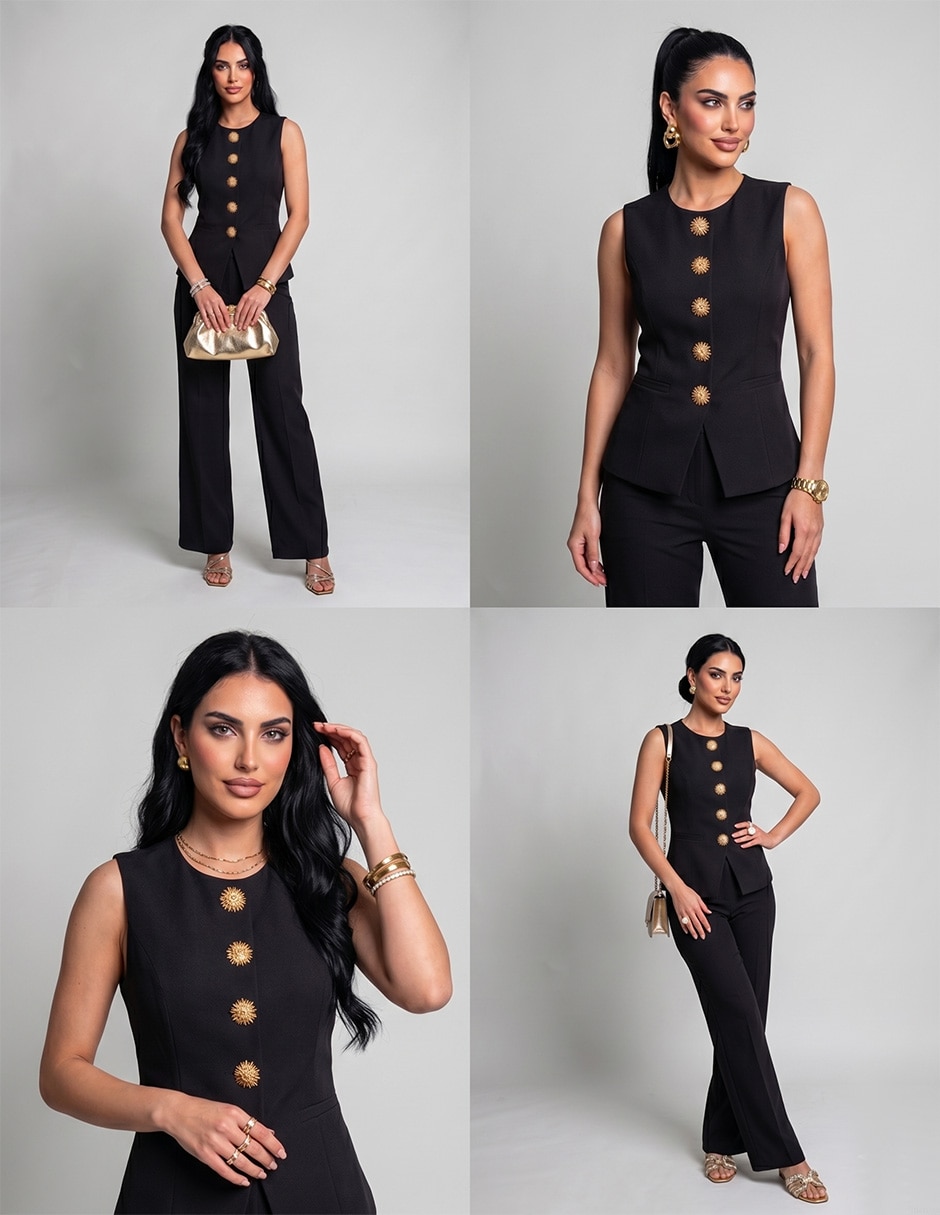 Conjunto business casual forever ch para mujer