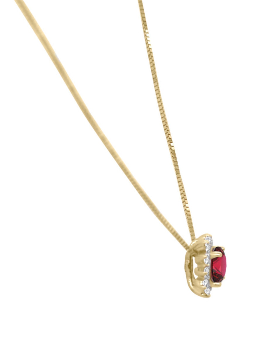 Collar con dije de estrella fascinare dakota de oro 14 k