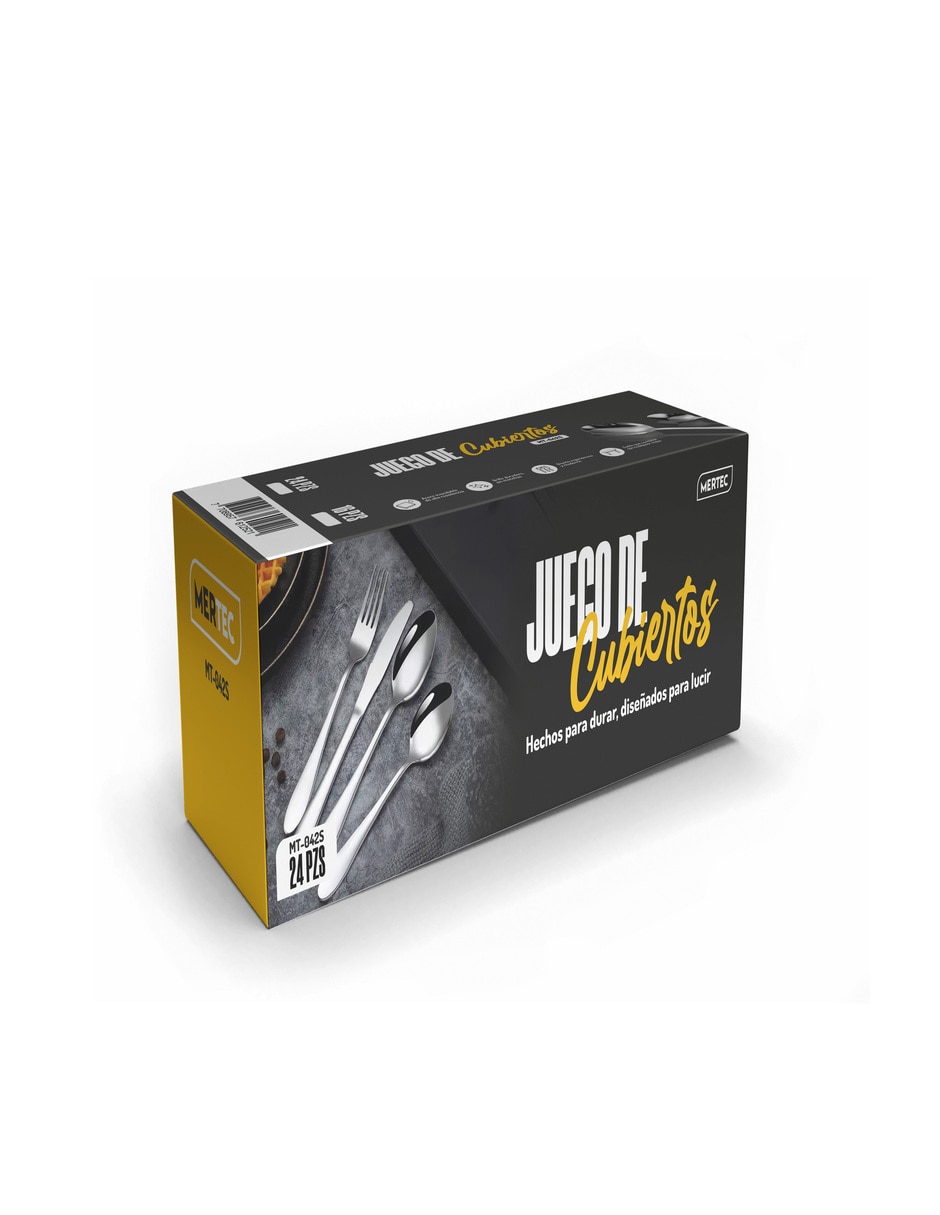 Set cubiertos de acero inoxidable 24 piezas 3