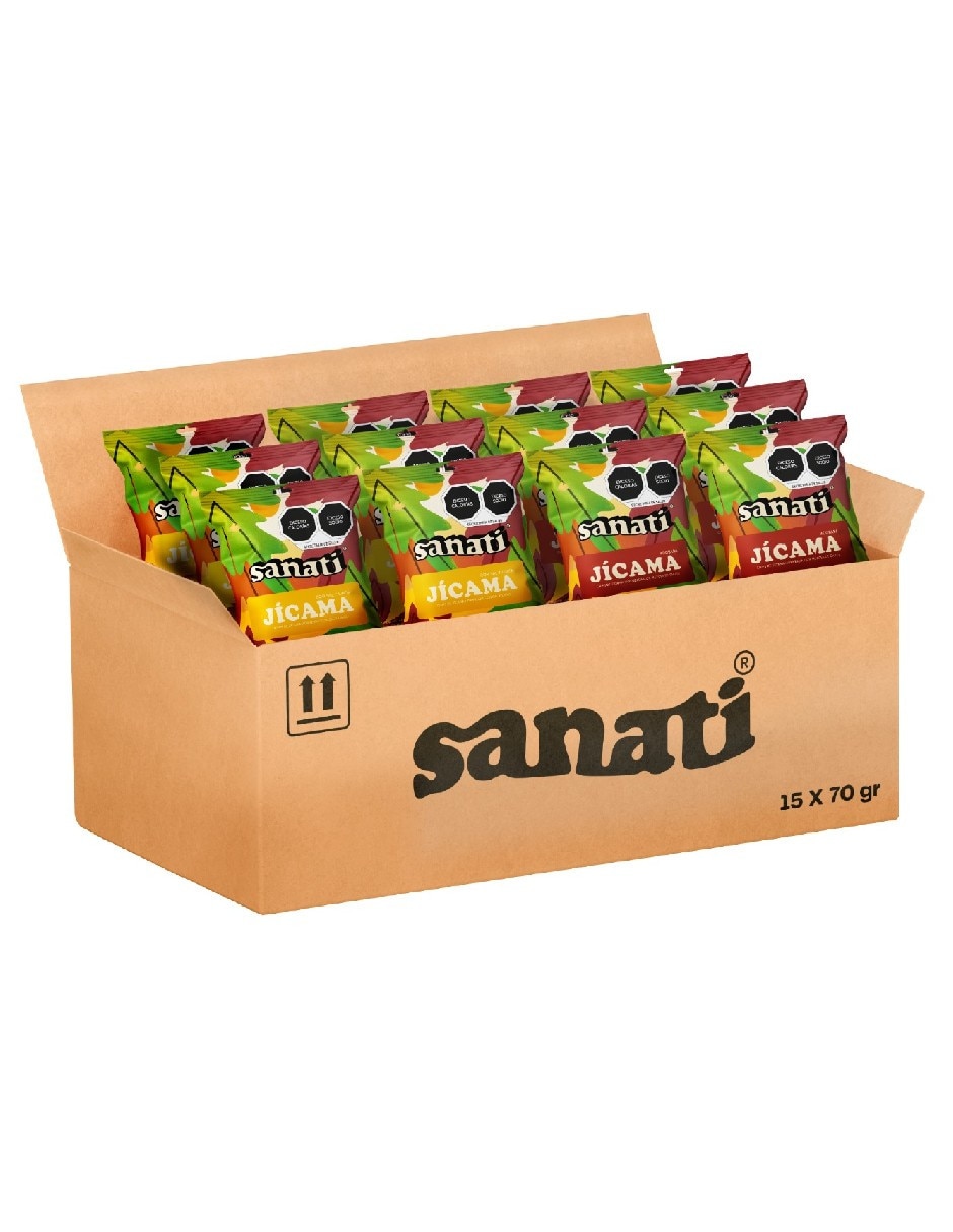 Caja de Chips Jicama sal- limón adobada