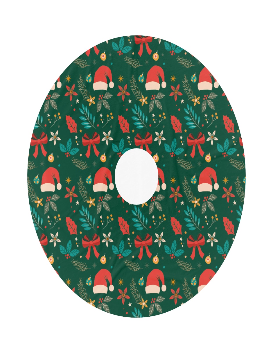 Pie de árbol estampado árbol de navidad Pie de árbol estampado árbol de navidad