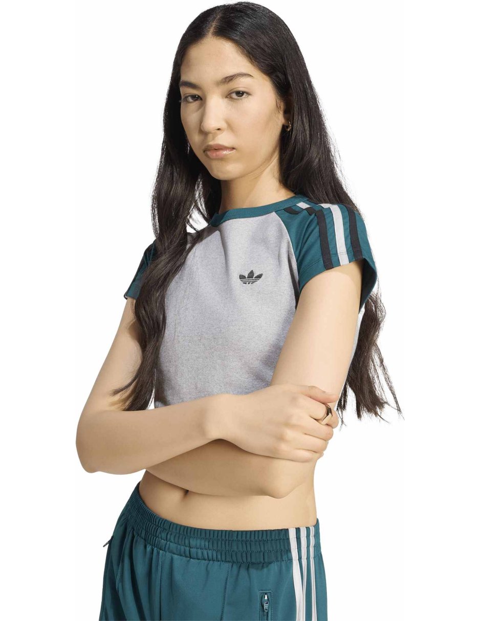 Playera manga corta Sst Baby Tee cuello redondo mujer 3