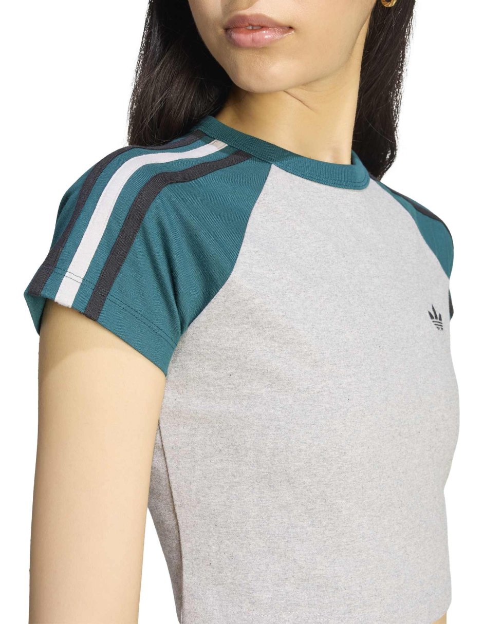 Playera manga corta Sst Baby Tee cuello redondo mujer 6