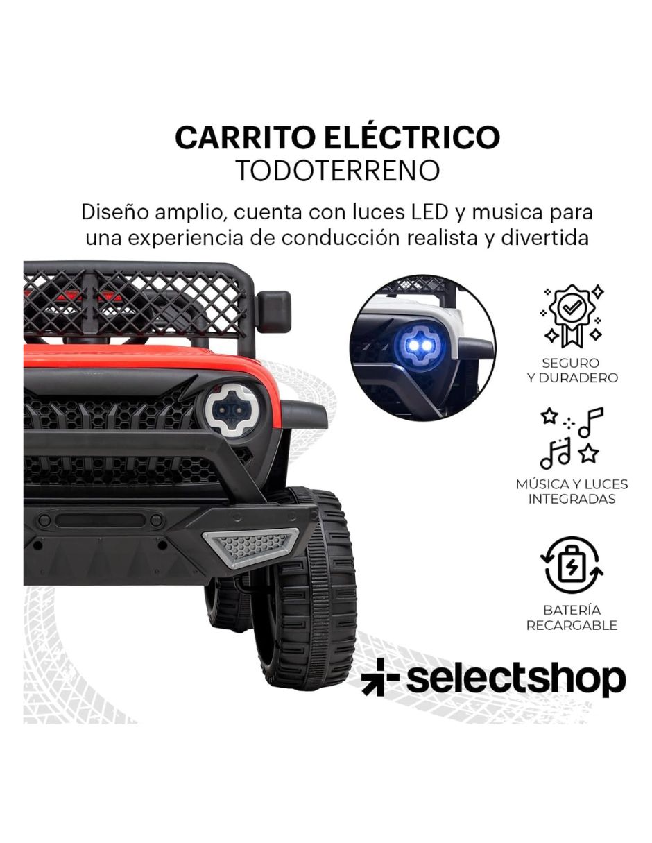 Montable con control remoto Selectshop Carrito Infantil de batería