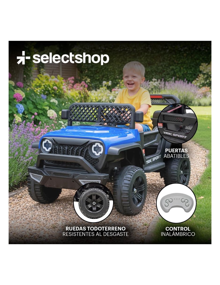 Montable con control remoto Selectshop Carrito Infantil de batería