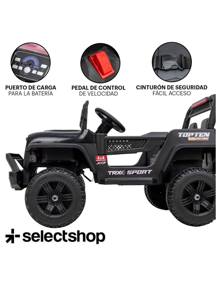 Montable con control remoto Carrito Infantil de batería 4