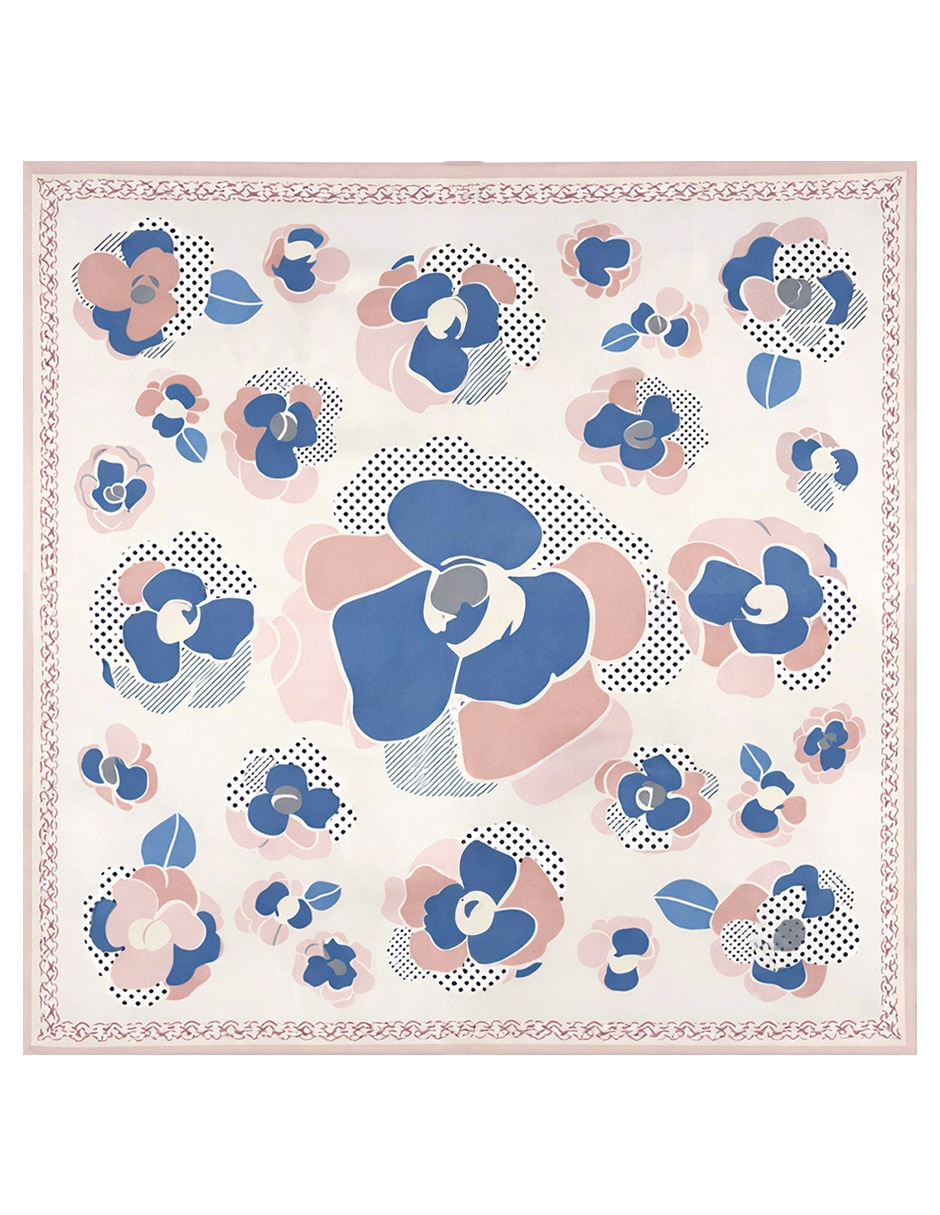 Mascada con estampado Floral para mujer