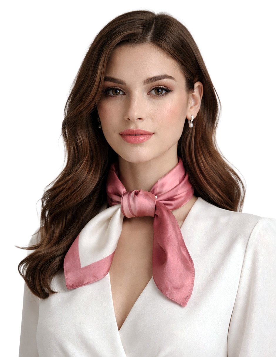 Mascada Twist Side con estampado Floral  para mujer