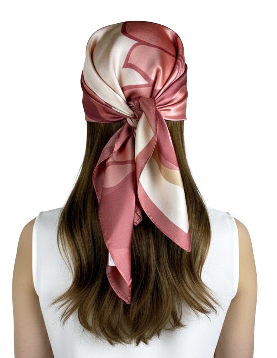 Mascada Twist Side con estampado Floral  para mujer