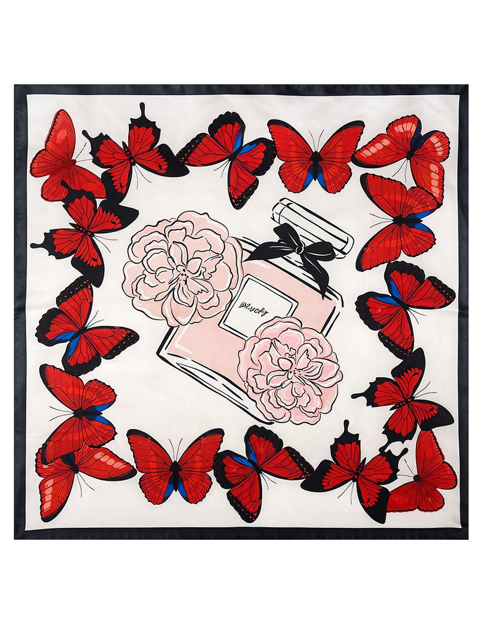 Mascada con estampado Abstracto para mujer