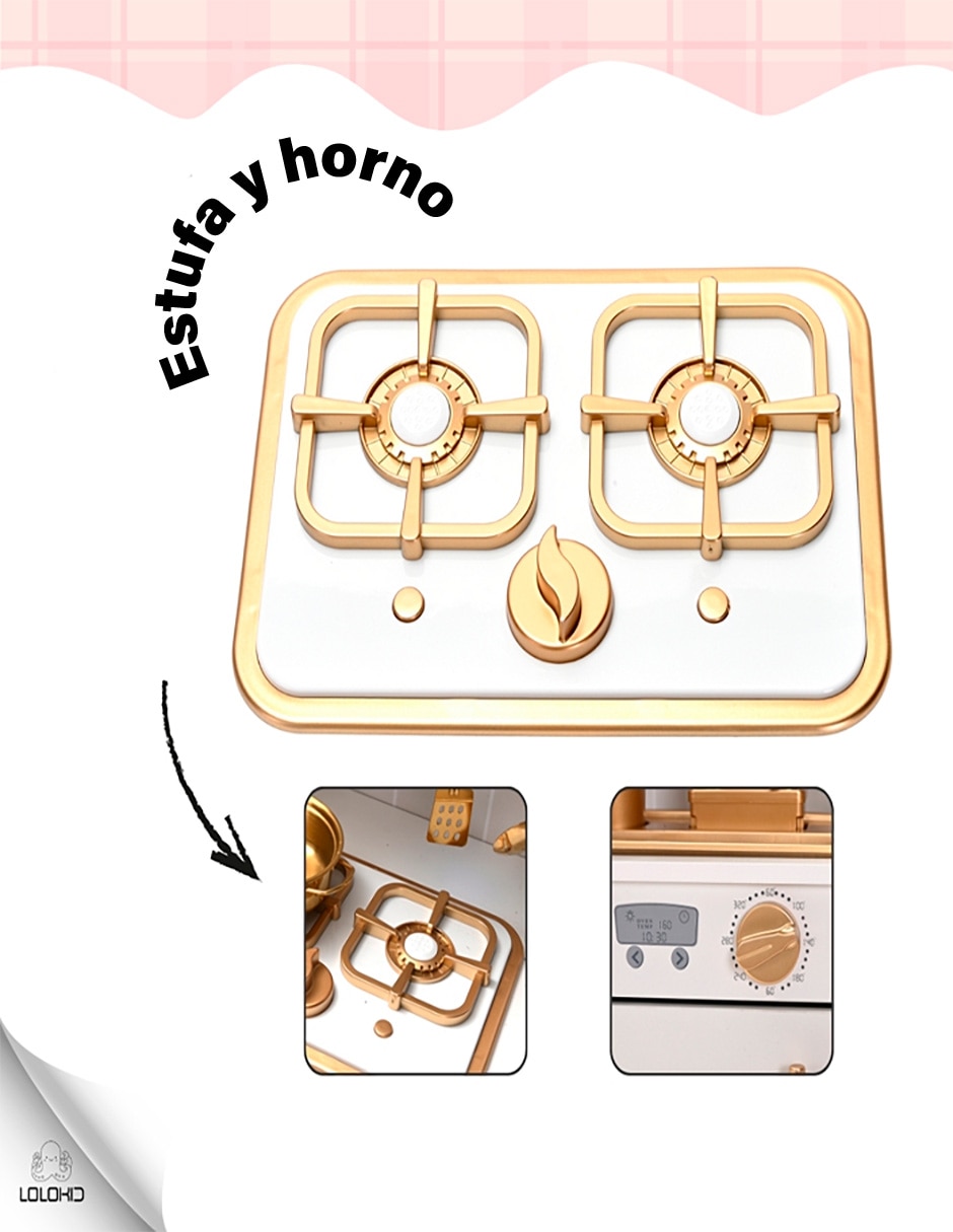 Cocina madera Homelya juego de rol para niños