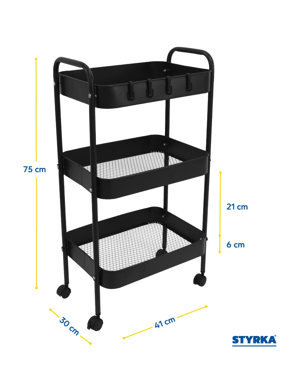 Carrito organizador Sí METAL 10