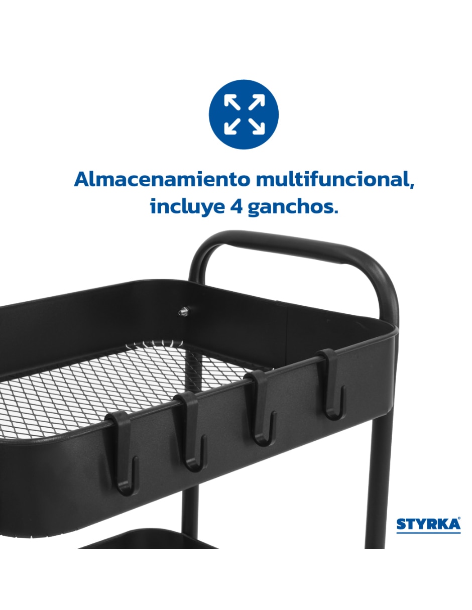 Carrito organizador Sí METAL 4