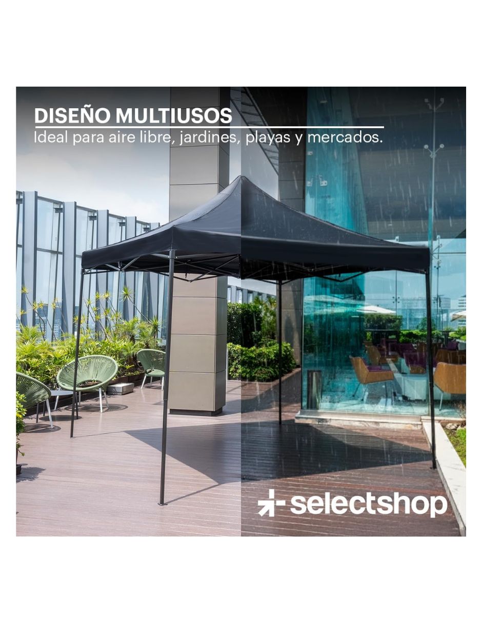 Toldo plegable Selectshop 3X3 HG233C
