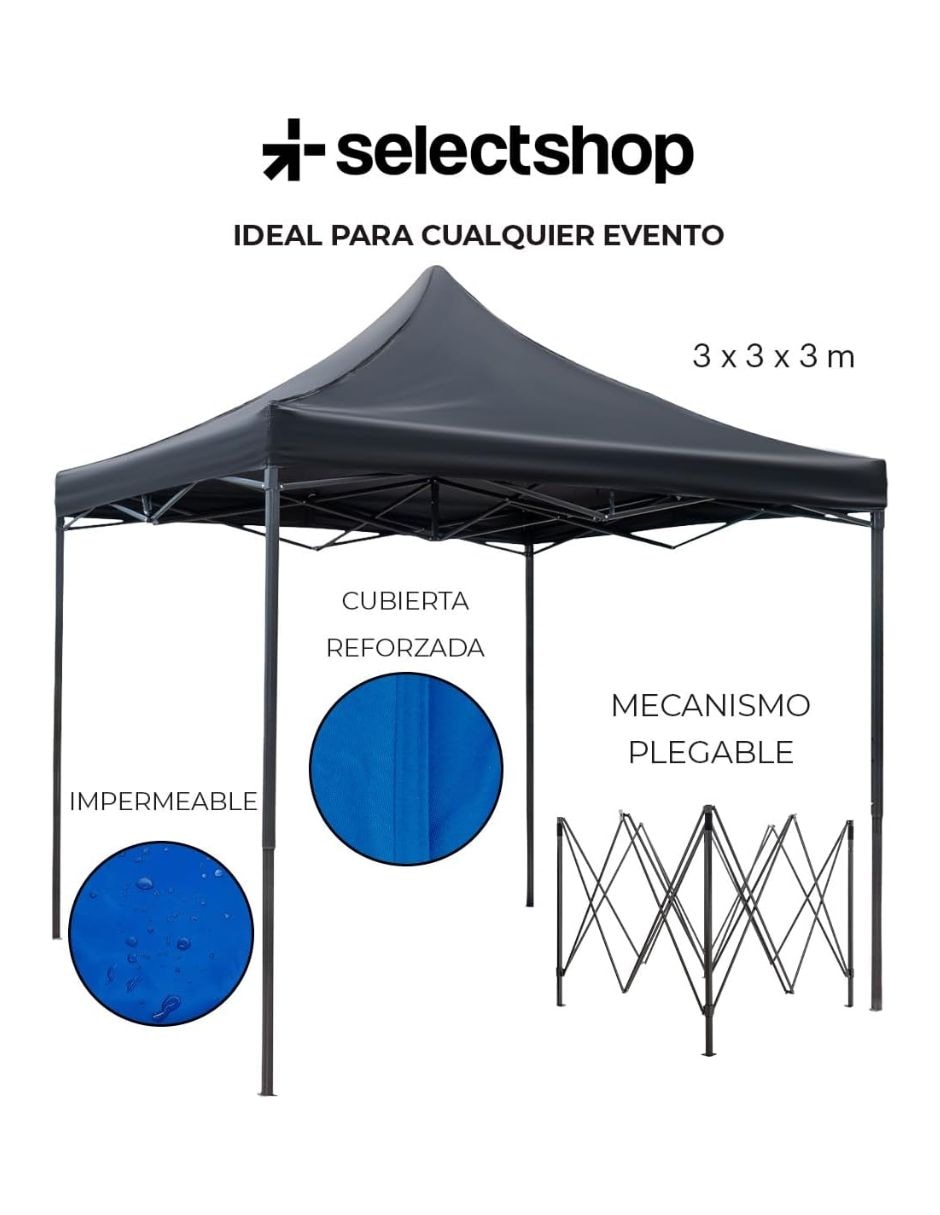 Toldo plegable 3X3 HG233C 6