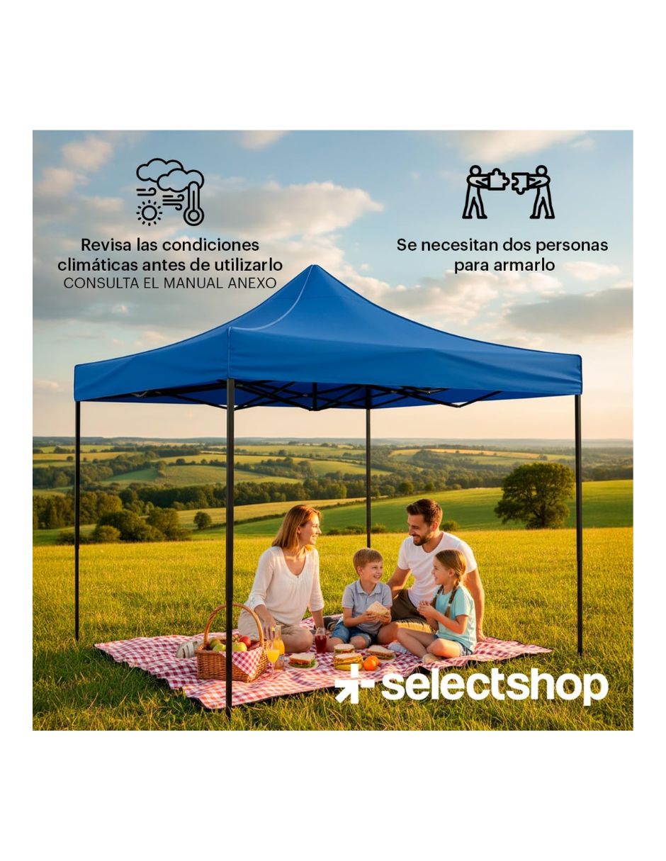 Toldo plegable 3X3 HG233C 5