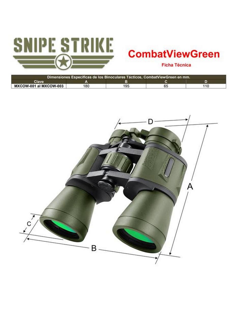 Binoculares modelo Combat View Green 6