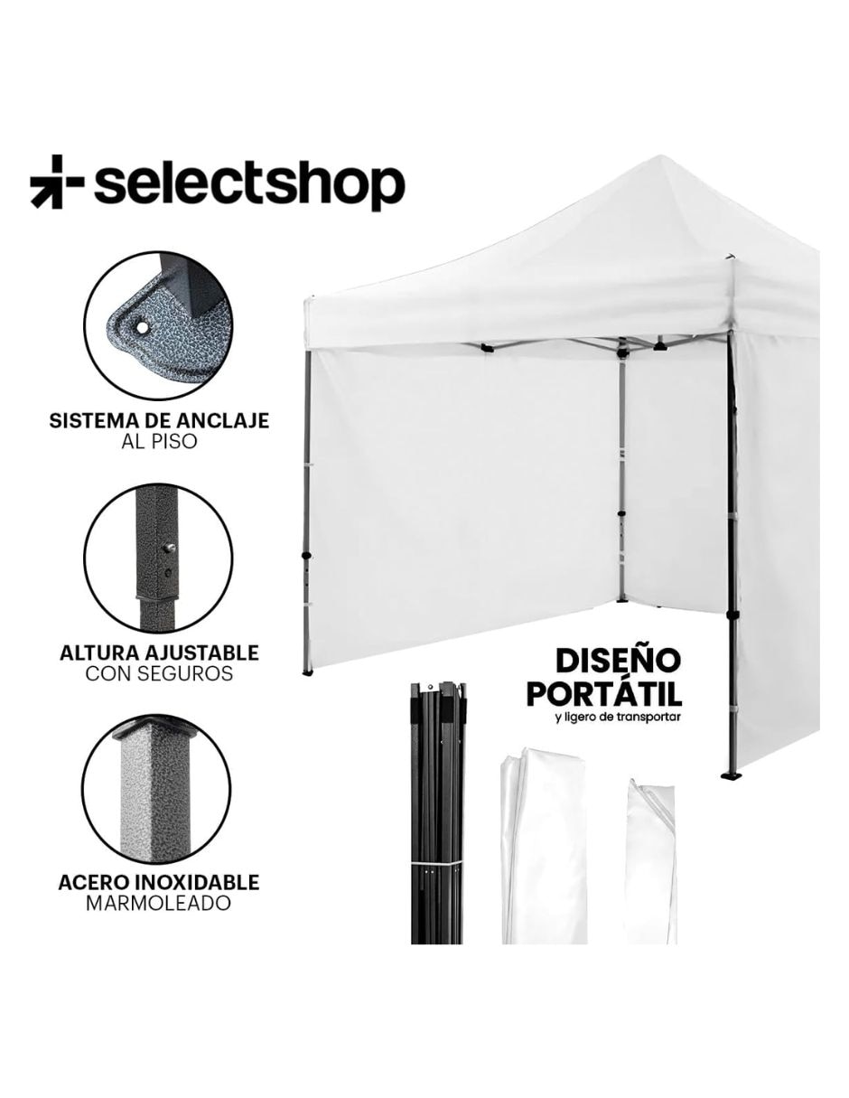 Toldo 3x3 metros con paredes HG237C 4