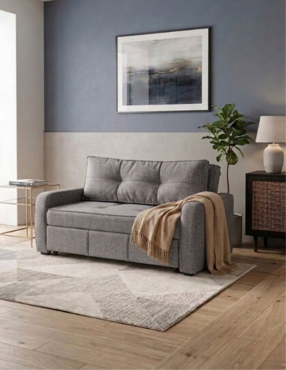 Sofá cama M & E Muebles Manne Love de madera pino