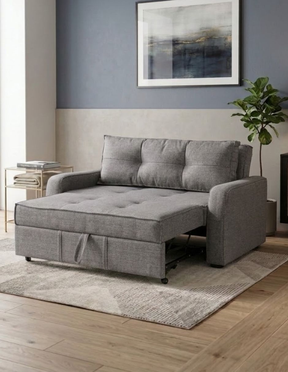 Sofá cama M & E Muebles Manne Love de madera pino