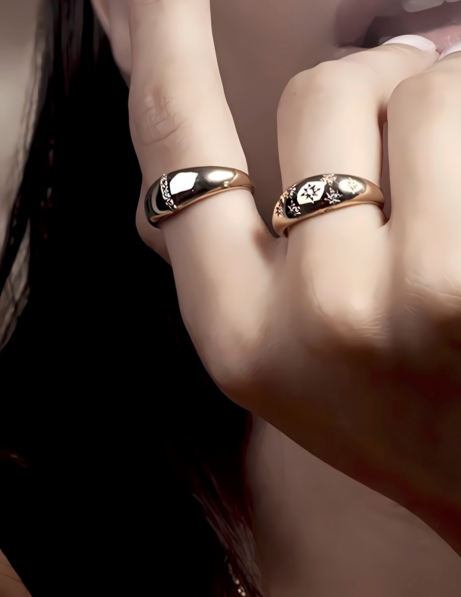 Anillo Mink circonita brillante