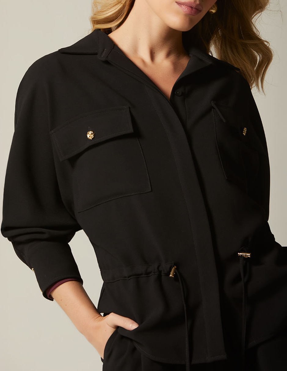 Blusa camisera manga 3/4 para mujer Blusa camisera manga 3/4 para mujer