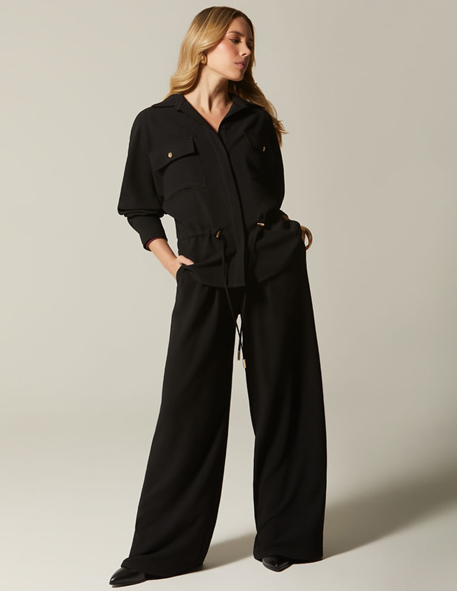 Blusa camisera manga 3/4 para mujer 3